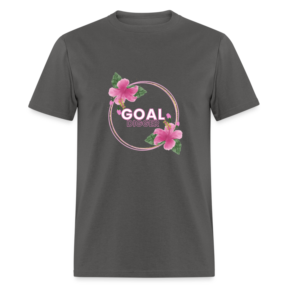 "Lily Ring Goal Digger" Unisex T-Shirt - charcoal