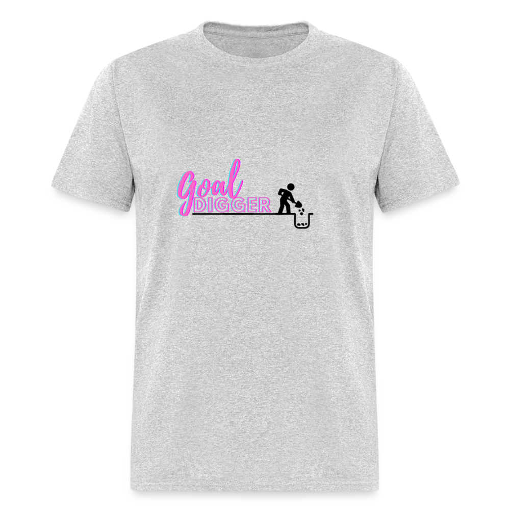 "Goal Digger" Unisex T-Shirt - heather gray