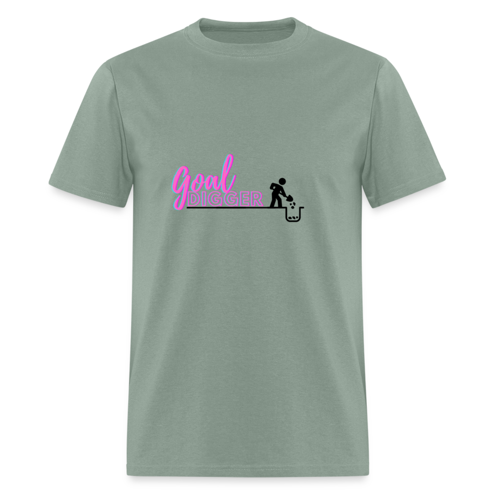 "Goal Digger" Unisex T-Shirt - sage